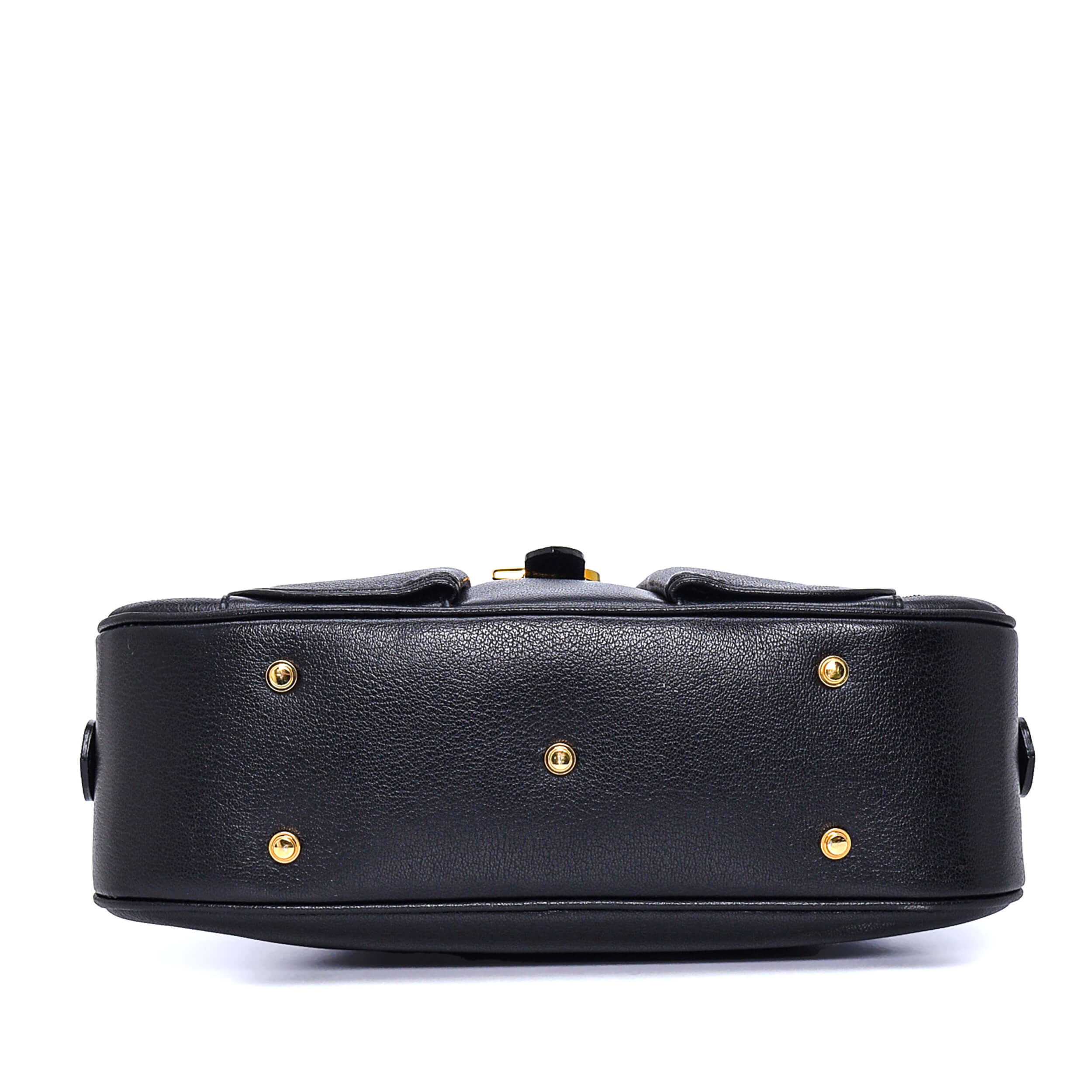 Christian Dior - Black Leather Limited Edition Bowler Bag